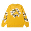 Denim Tears Yellow Crewneck Sweatshirt Front Floral Wreath