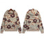 Denim Tears earth green Cotton Wreath Print Hoodie