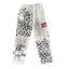 Vale Forever Leopard & Vintage Wash Full-Zip Sweatpants white