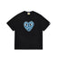 BAPE x PLAY Style Camo Heart Short-Sleeve Tee - Black/Blue