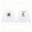 BAPE x Chrome Hearts Style Horseshoe & Cross Long-Sleeve Tee - White
