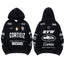 Corteiz All-Over Multi-Logo Heavyweight Hoodie - Black