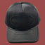 Cortiez All-Black Monochromatic Oval Ship Logo Trucker Hat