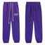 Denim Tears Violet Small Embroidery Drawstring Jogger Sweatpants