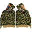 BAPE Fall Winter Shark 1st Camo Dual‑Style WGM & Tiger Full‑Zip Hoodie