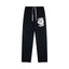 Denim Tears Black Skull Graphic Cuffed Sweatpants