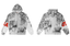 Vale Forever Leopard Archive Graphic Zip-Up Hoodie