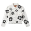 Denim Tears All‑Over Black Floral Print Streetwear Jacket