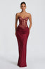 Kathleen Maxi Dress - Burgundy