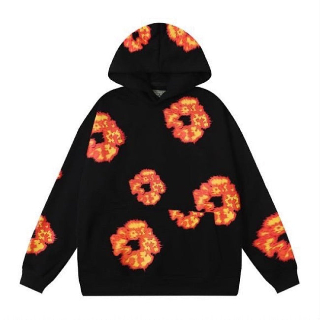 Denim Tears Orange Gradient Black Hoodie Main Image