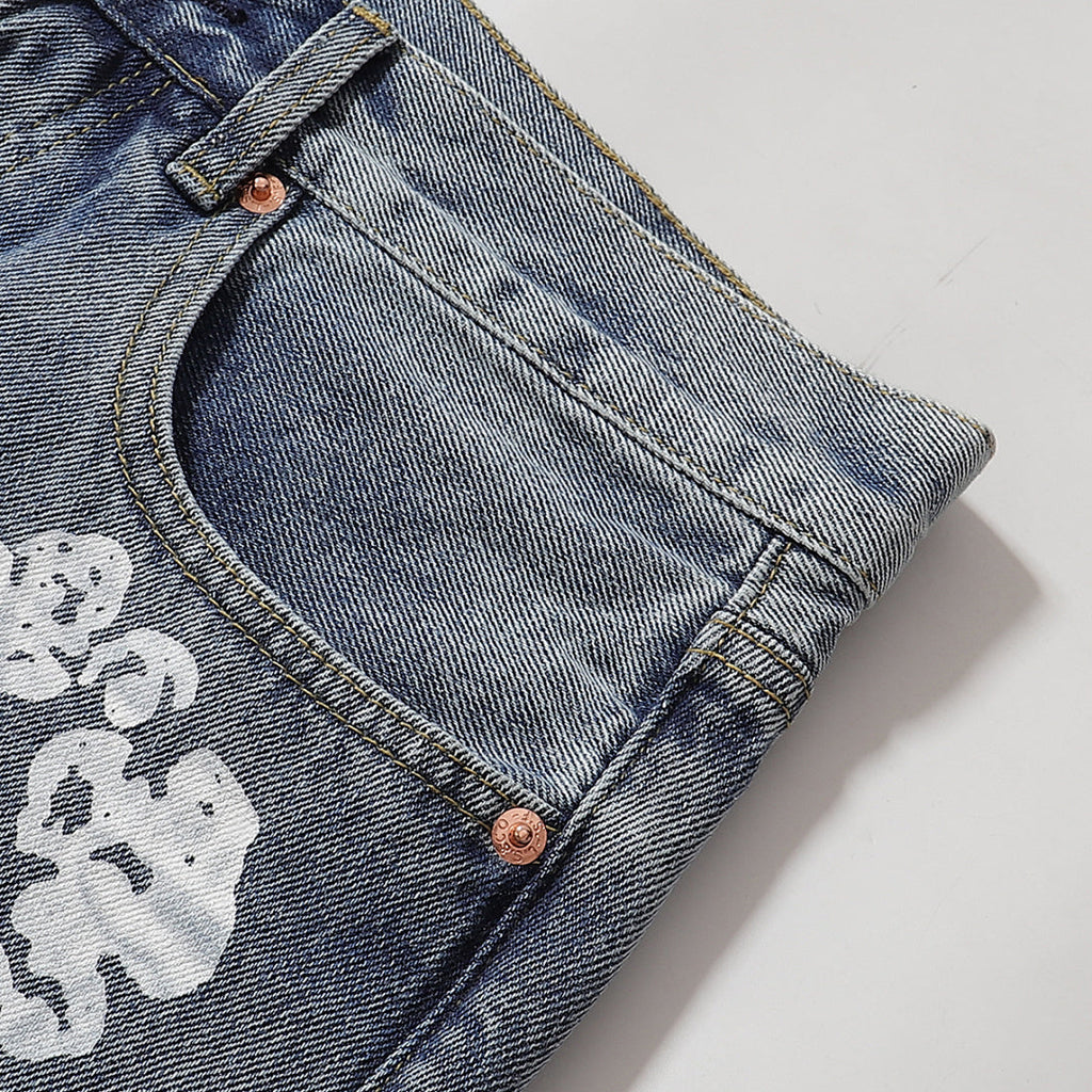Denim Tears Cotton Wreath Blue Denim Jeans