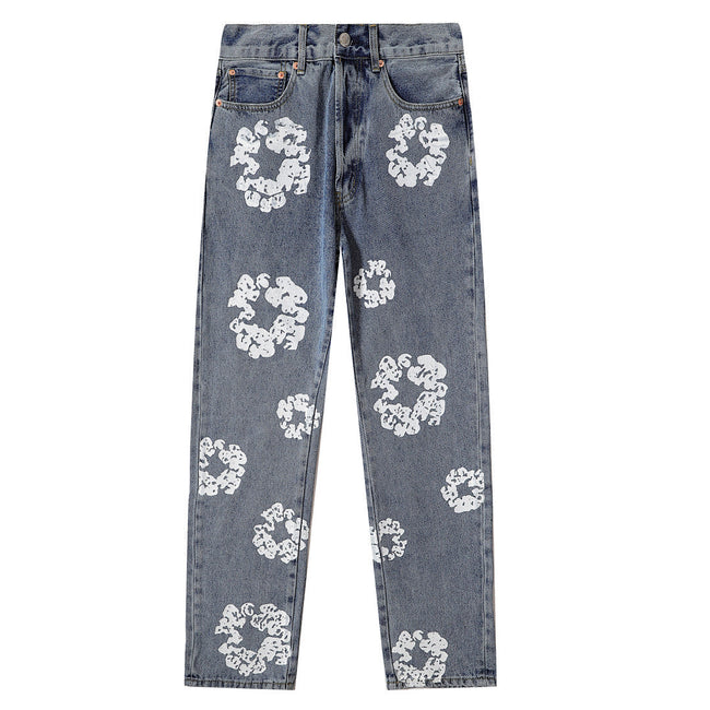 Denim Tears Cotton Wreath Blue Denim Jeans Main Image