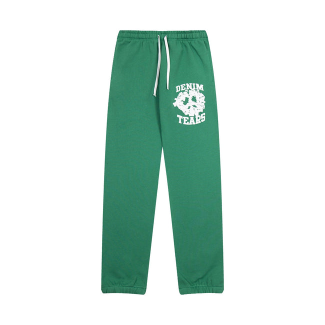 Denim Tears Sweatpants Alphabet foam print casual trousers Hover Image