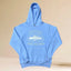 Corteiz Alcatraz Oval Logo Heavyweight Hoodie blue