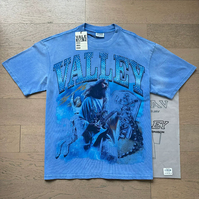 Vale Forever "Valley Guitar" Vintage Tee (Blue) Hover Image