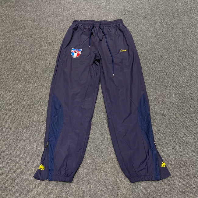 Corteiz Devil's Island Embroidered LOGO Woven Casual Sports Set Spring Thin Pants Pulling Jacket (6) Hover Image