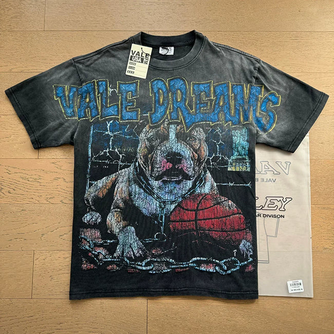 Vale Forever "Vale Dreams Pitbull" Vintage Tee (Black) Hover Image