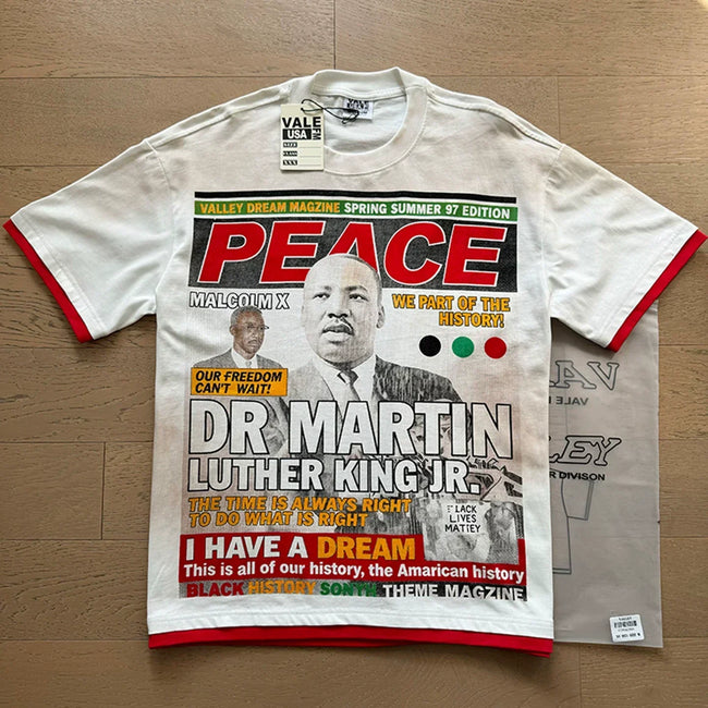 Vale Forever "Peace Dr. Martin Luther King Jr." Vintage Tee Hover Image