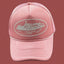 Cortiez Bold White Oval Ship Logo Trucker Hat - Pink