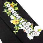 Denim Tears Black Floral Graphic Print Jogger Sweatpants