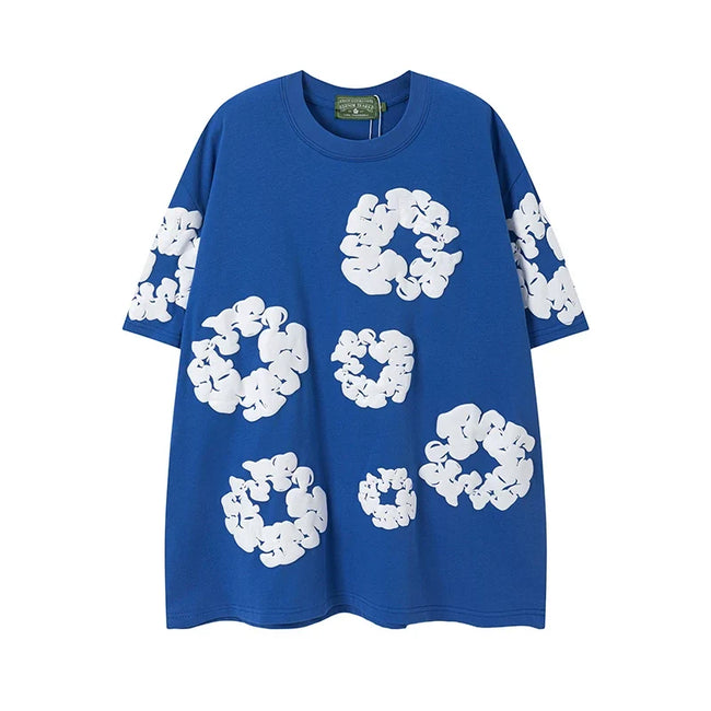 Denim Tears Royal Blue Wreath Tee Hover Image