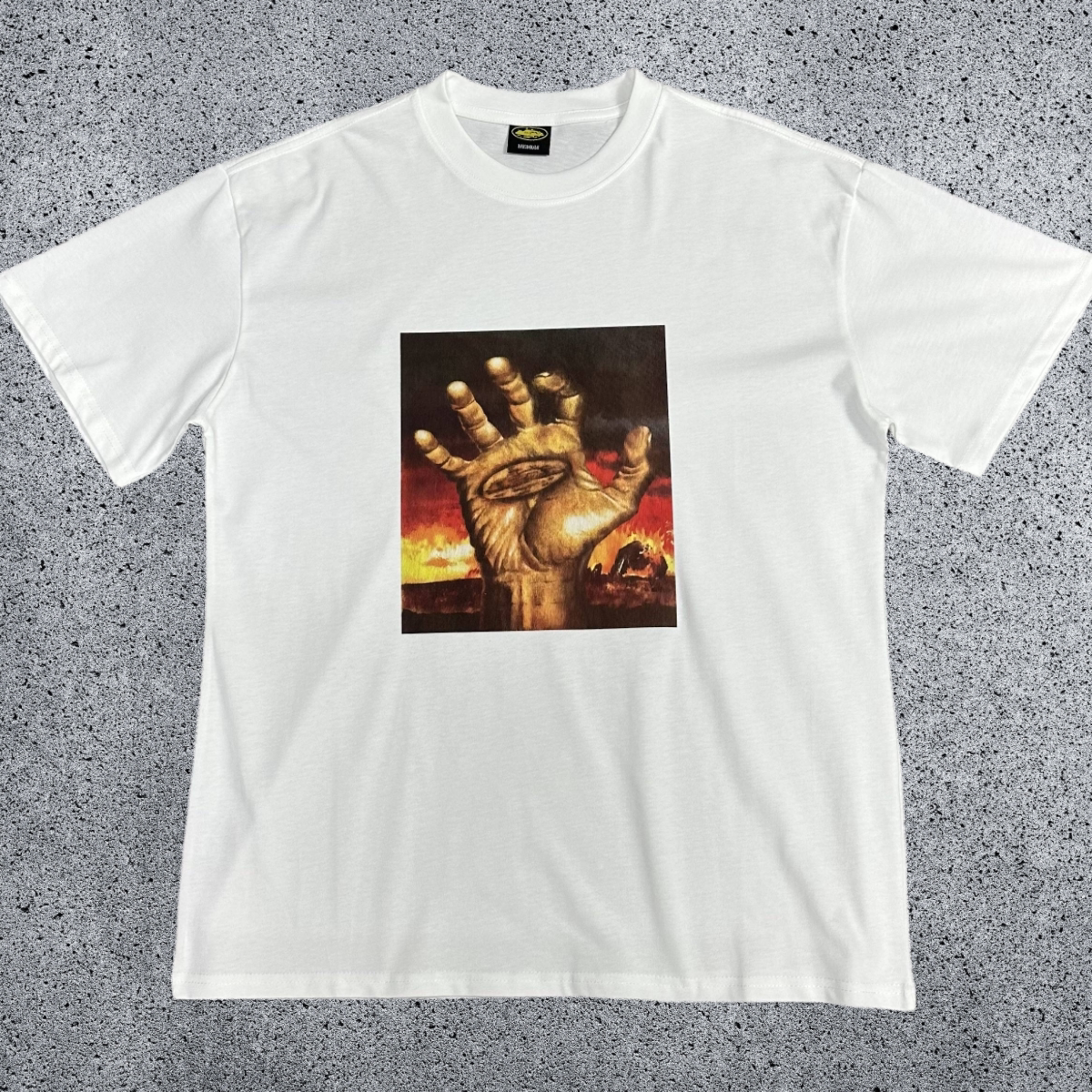CORTEIZ Devil's Island Short sleeved Cotton Round Neck Printed American Street Loose T-shirt 2024 Spring New INS Trendy Brand (73)