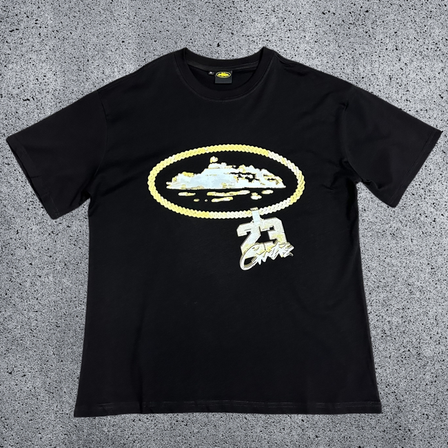 CORTEIZ Devil's Island Short sleeved Cotton Round Neck Printed American Street Loose T-shirt 2024 Spring New INS Trendy Brand (25) Hover Image