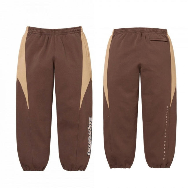 SUPREME Trendy SWEATPANTS Street Street Trendy Men's Loose Velvet Waist Pants Leg Tight Sports Pants Casual (2) Hover Image