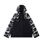 Corteiz Devil's Island Stormtrooper Waterproof Jacket Black