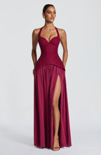 Almira Maxi Dress - Mulberry