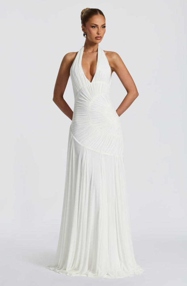 Cova Maxi Dress - Ivory Hover Image
