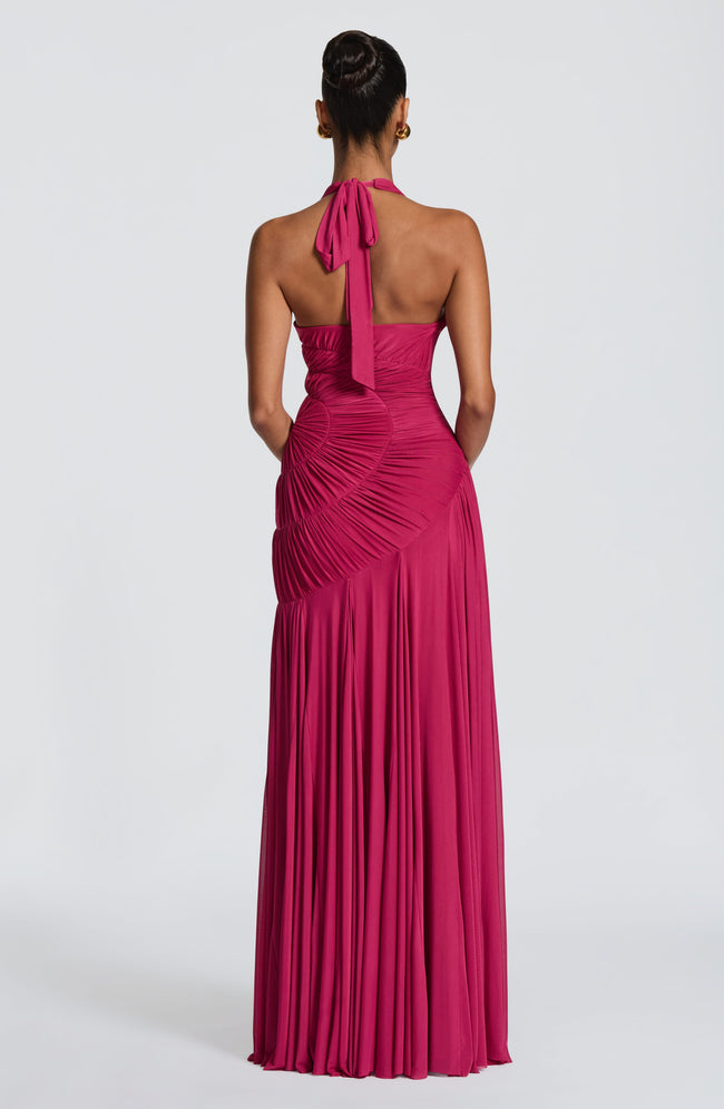 Cova Maxi Dress - Raspberry Main Image
