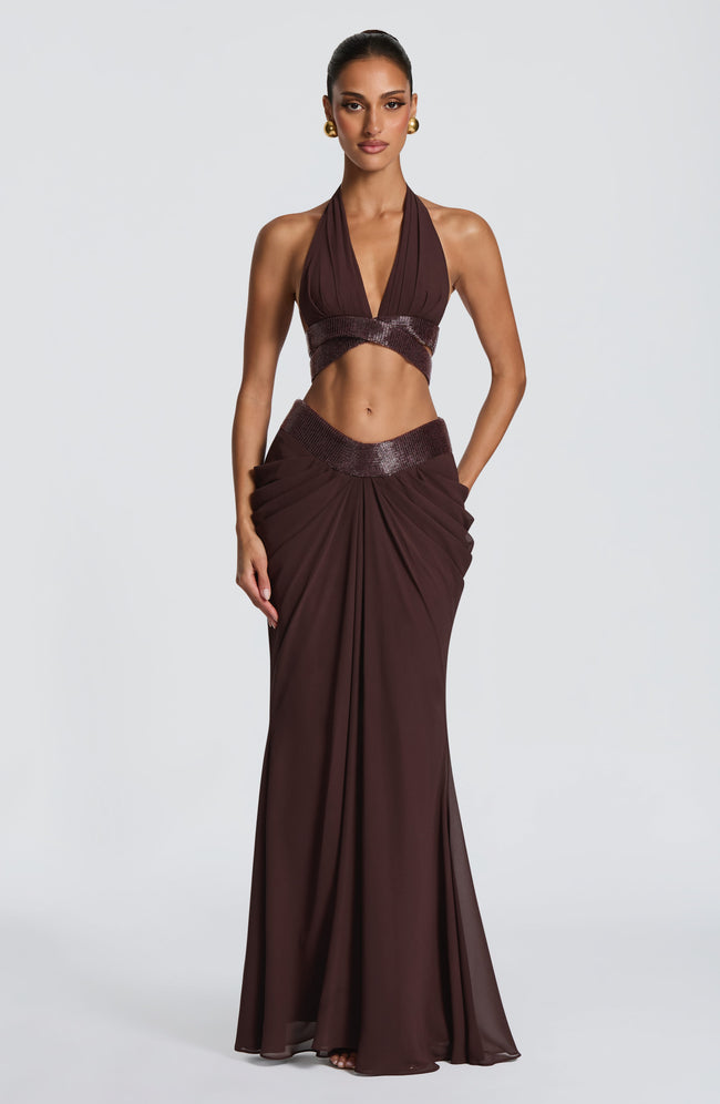 Sophie Bralette - Plum Brown Main Image
