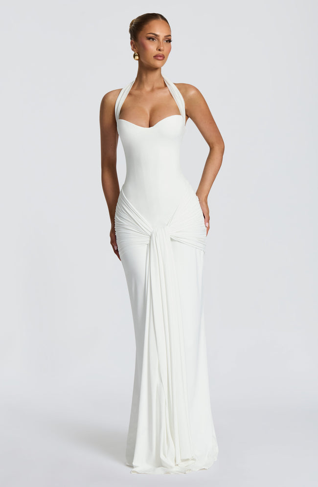 Gia Maxi Dress - Ivory Main Image