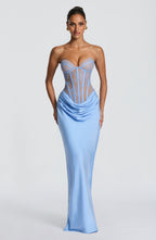 Kathleen Maxi Dress - Powder Blue