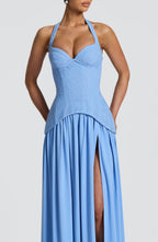 Almira Maxi Dress - Powder Blue