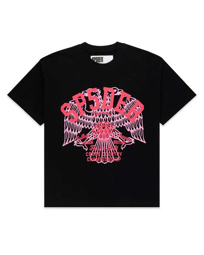 Sp5der Champions League Slub Tee Black Hover Image