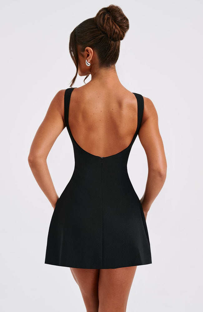 Alana Mini Dress - Black Main Image