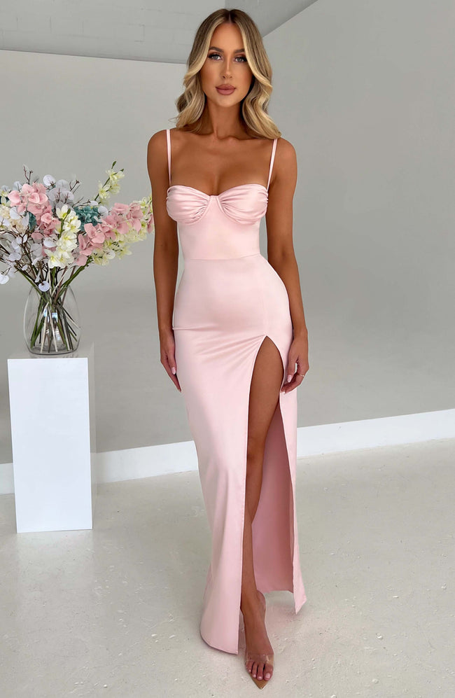 Alora Maxi Dress - Blush Hover Image