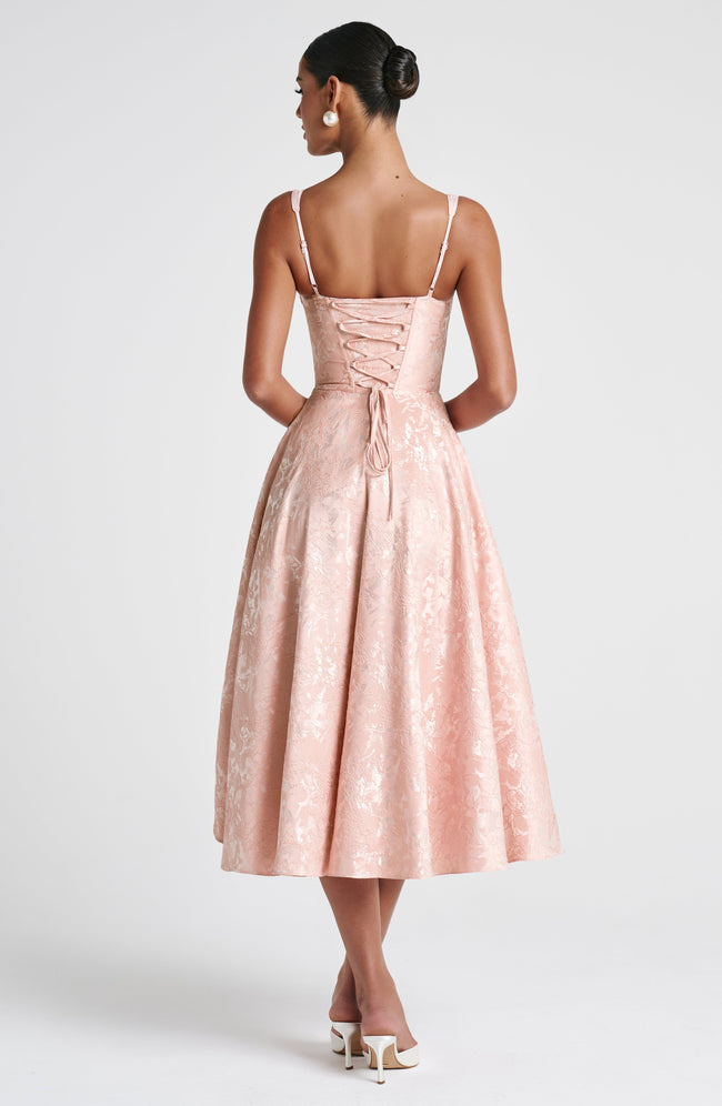 Amity Midi Dress - Soft Peach Main Image