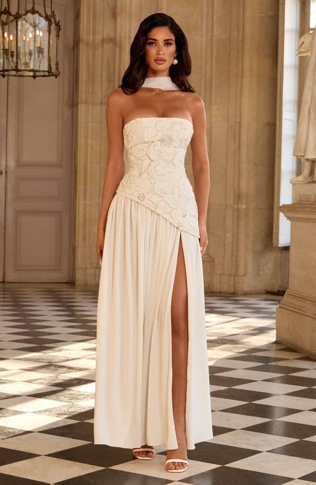 Anneliese Maxi Dress - Ivory Main Image