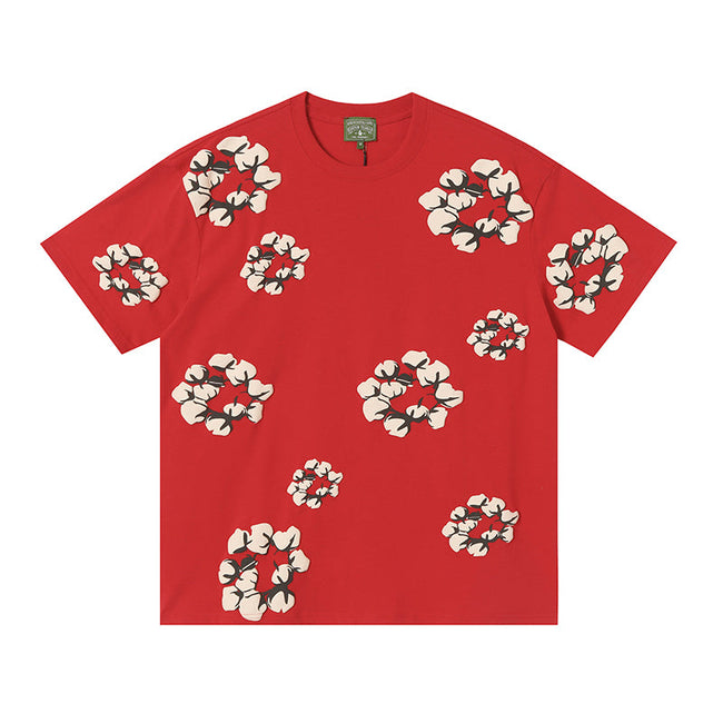 Denim Tears Red Wreath Tee Main Image