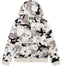 Denim Tears Grey Camo White Floral All Over Print Zip Up Hoodie