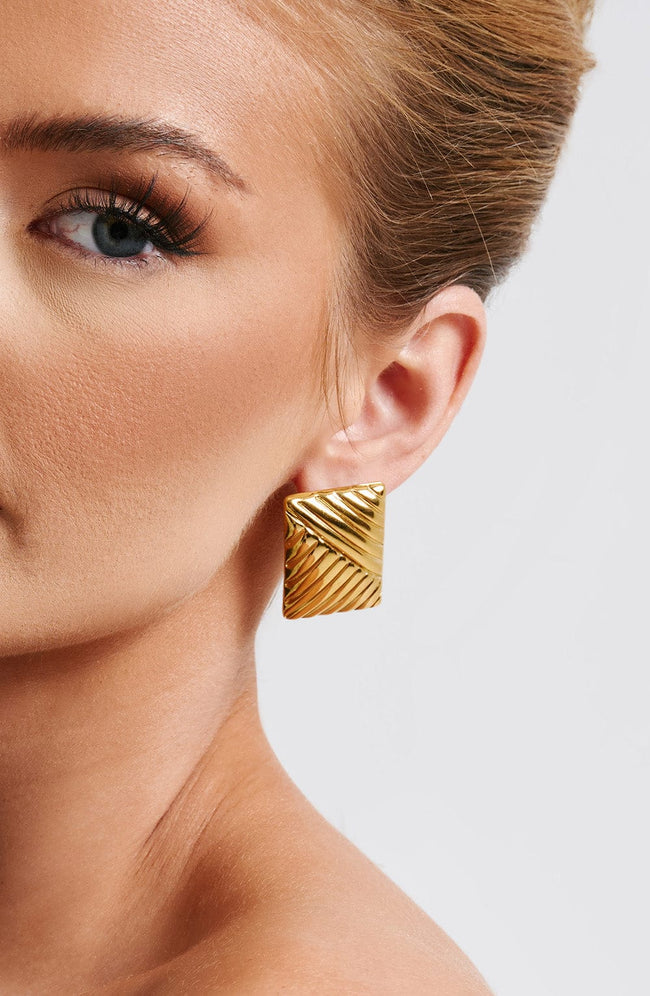Bronte Earrings - Gold Main Image