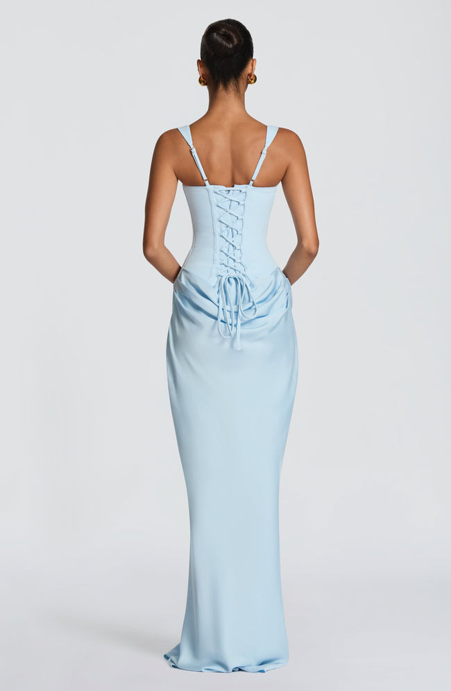 Cornelia Maxi Dress - Baby Blue Main Image