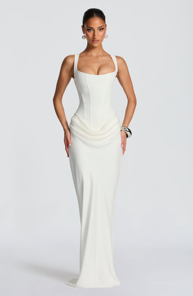 Cornelia Maxi Dress - Ivory Hover Image