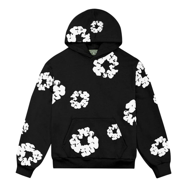 Denim Tears Black Cotton Wreath Sweatshirt Hover Image