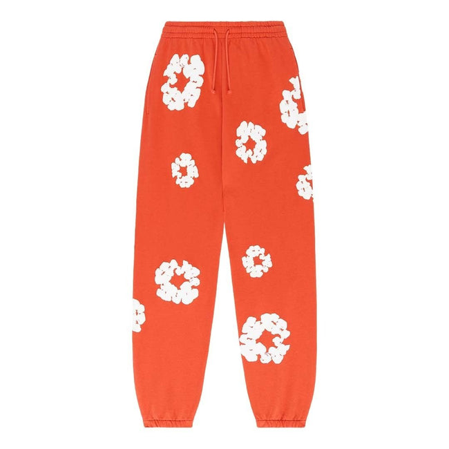 Denim Tears The Cotton Wreath Sweatpants 'Orange' Hover Image