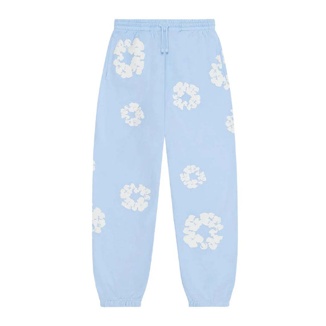Denim Tears The Cotton Wreath Sweatpants 'Powder Blue' Hover Image