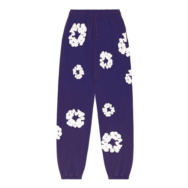 Denim Tears The Cotton Wreath Sweatpants 'Purple' Main Image